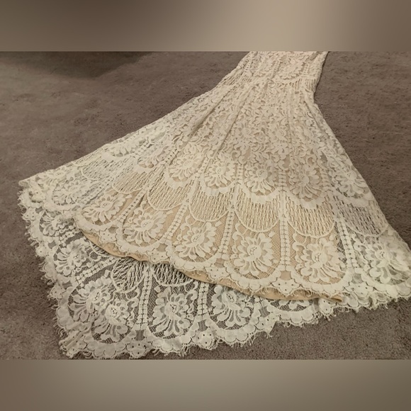 LuLu’s White Lace Flynn Maxi Dress - Picture 8 of 10